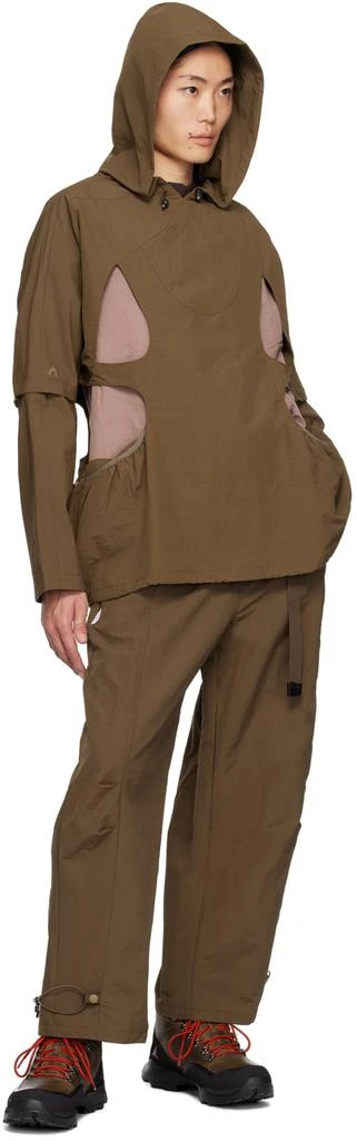 Archival Reinvent Brown Windbreaker Jacket 6