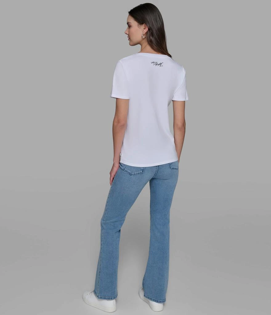 Karl Lagerfeld Paris IRRIDESCENT LOGO TEE 2