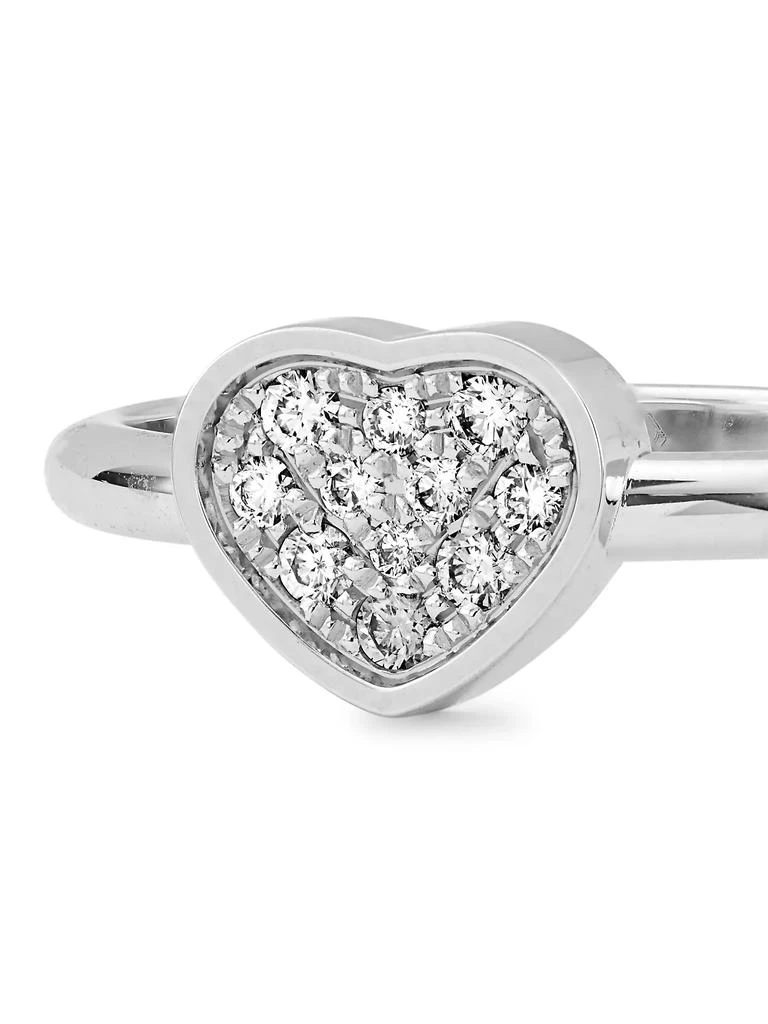 Chopard My Happy Hearts 18K White Gold & Diamond Ring 4