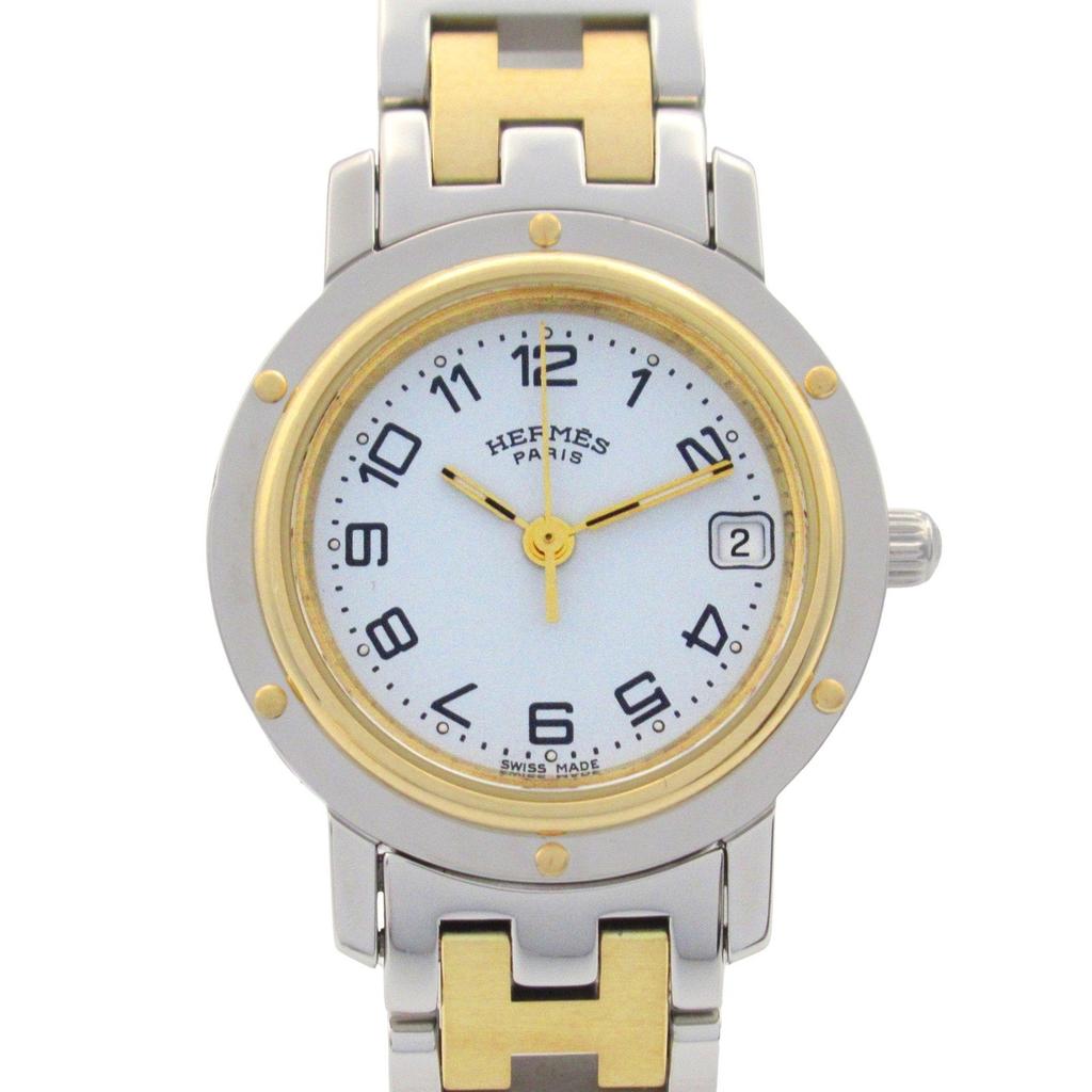 Hermes Stainless Steel Wristwatch (Pre-Owned)