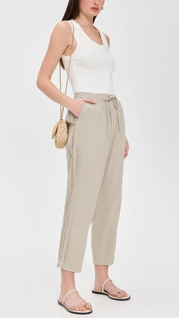Splendid Angie Straight Crochet Pants 4