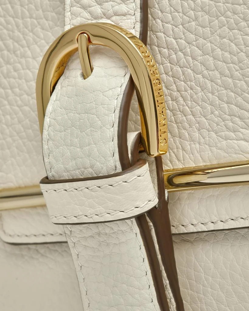 Strathberry Multrees Grain Leather Hobo Bag 5