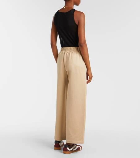 Max Mara Filovia silk and cotton wide-leg pants 3