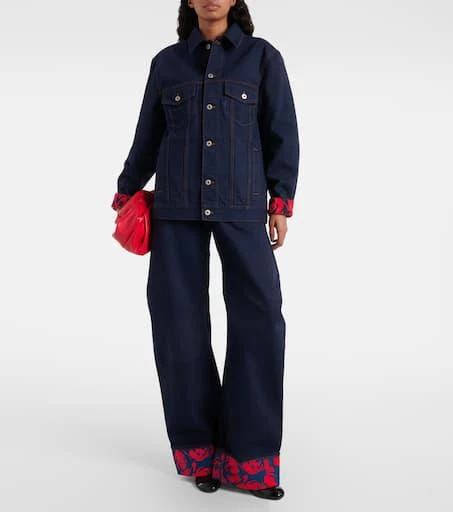 Burberry High-rise wide-leg jeans 2