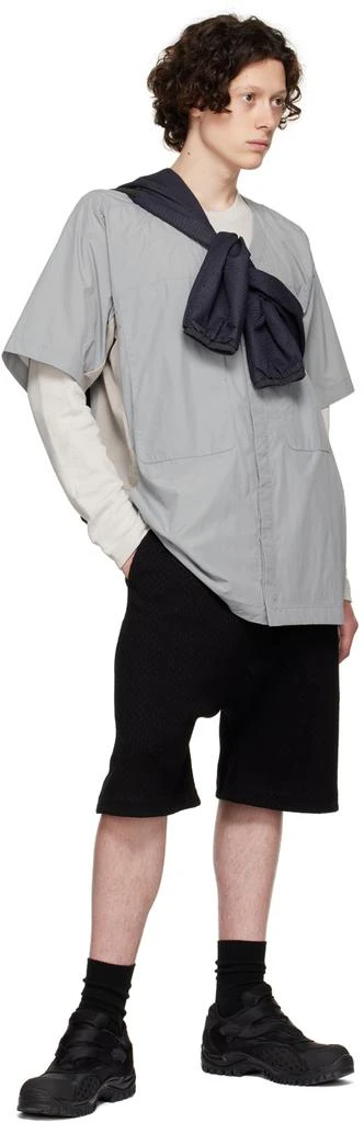 BYBORRE Gray Nylon Shirt 4