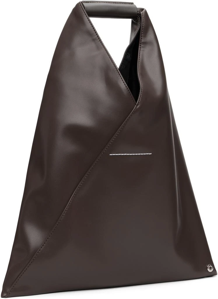 MM6 Brown Triangle Classic Small Tote 3