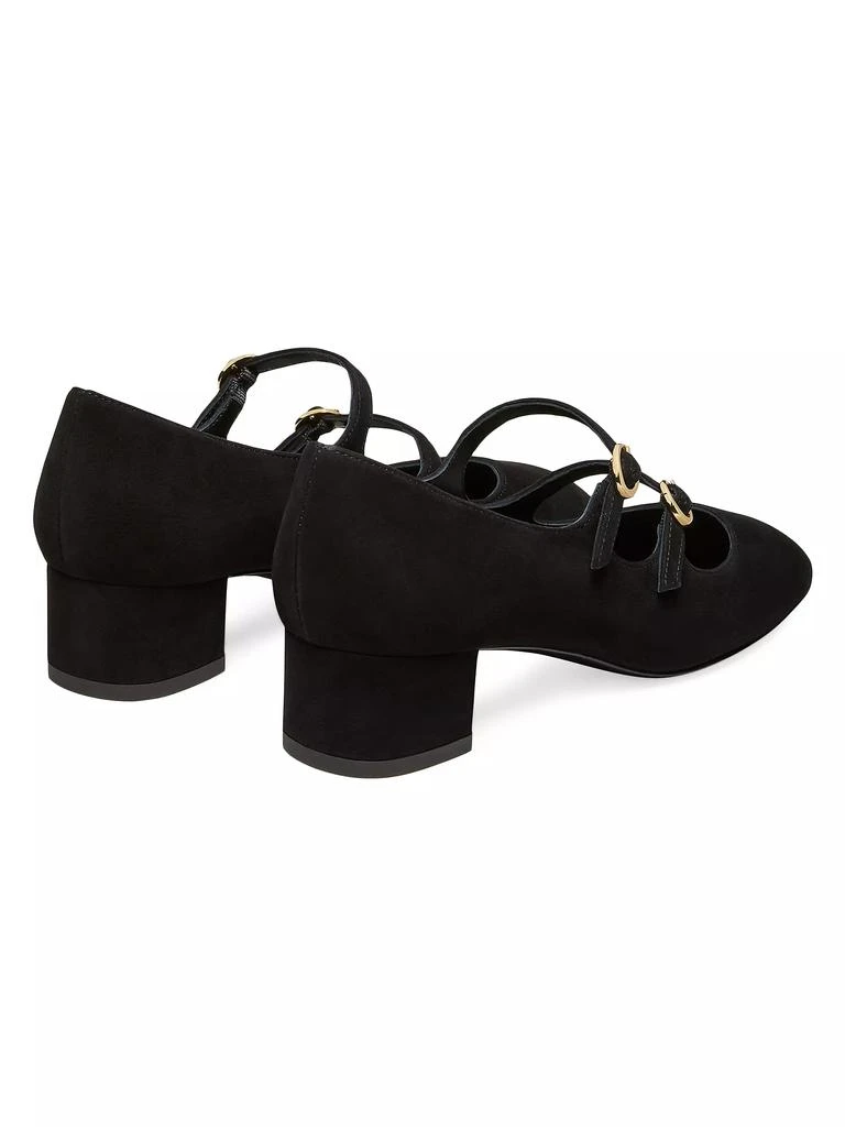 Stuart Weitzman Benni Suede Mary Jane Pumps 3