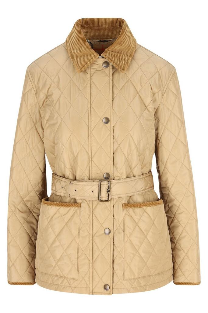 ジャケット BURBERRY BEIGE WOOL-BLEND SHORT JACKET Burberry BEIGE WOOL-BLEND SHORT JACKET - Jackets - BeyondStyle