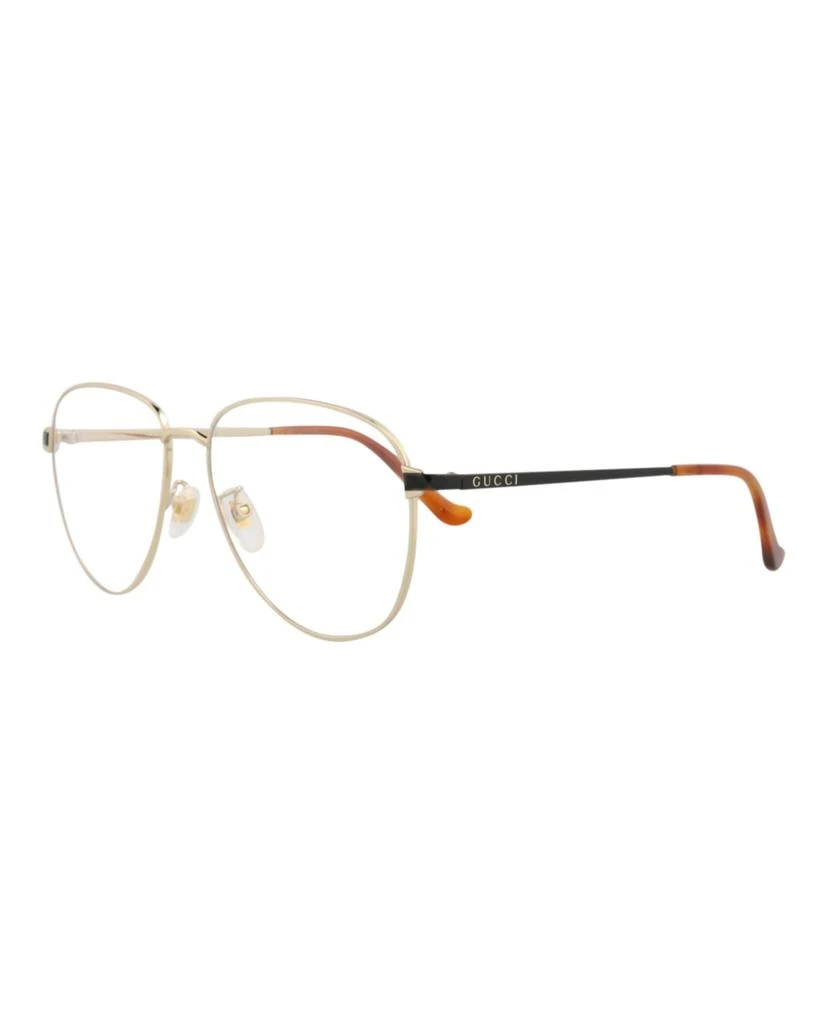 Gucci Aviator-Frame Metal Optical Frames 2