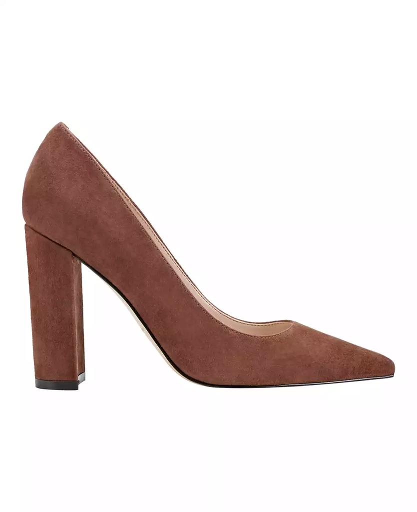 Marc Fisher Women's Abilene Block Heel Pointy Toe Dress Pumps
