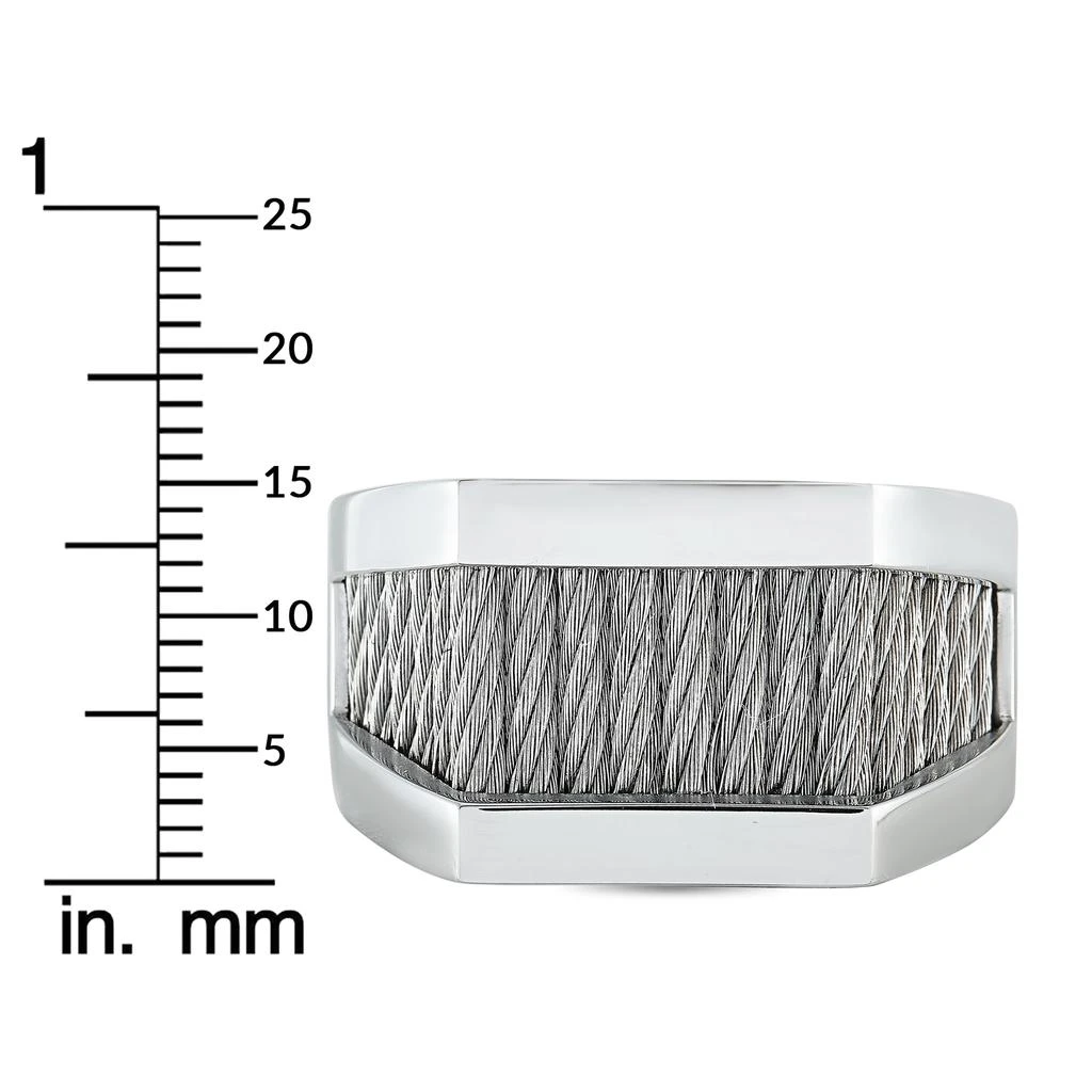 Charriol Forever Stainless Steel Ring 6