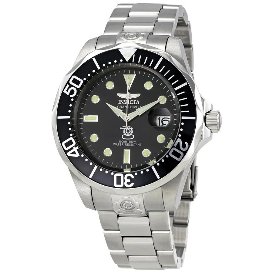 Invicta Pro Diver Grand Diver Automatic Black Dial Men's Watch 3044 1