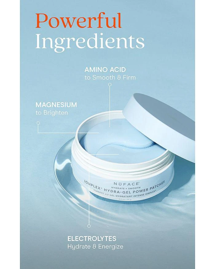 NuFace IonPlex Hydra Gel Power Patches, Pack of 60 2