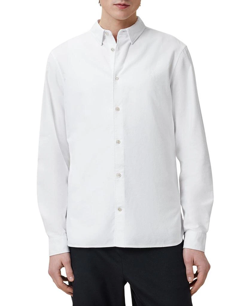 ALL SAINTS Haven Slim Fit Brushed Oxford Shirt 1