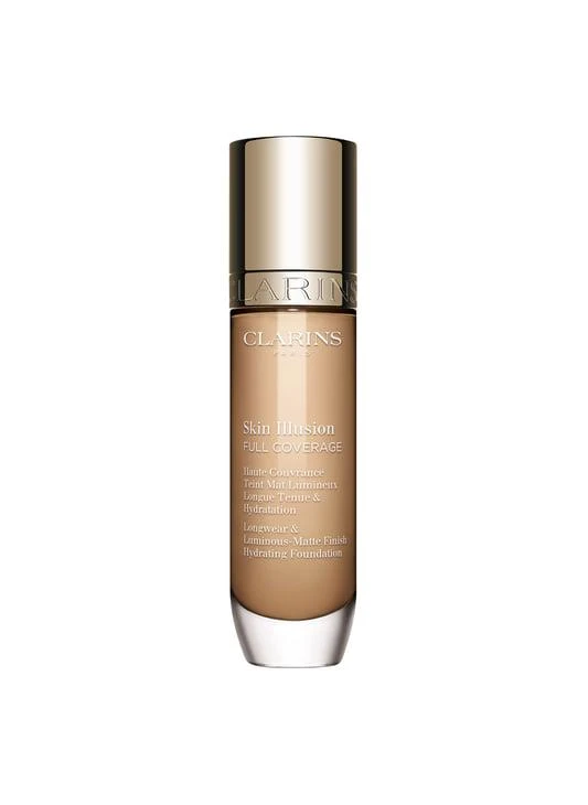 Clarins Skin Illusion Full Coverage - High Coverage Matte Radiant Long-Lasting  Hydrating Foundation 1