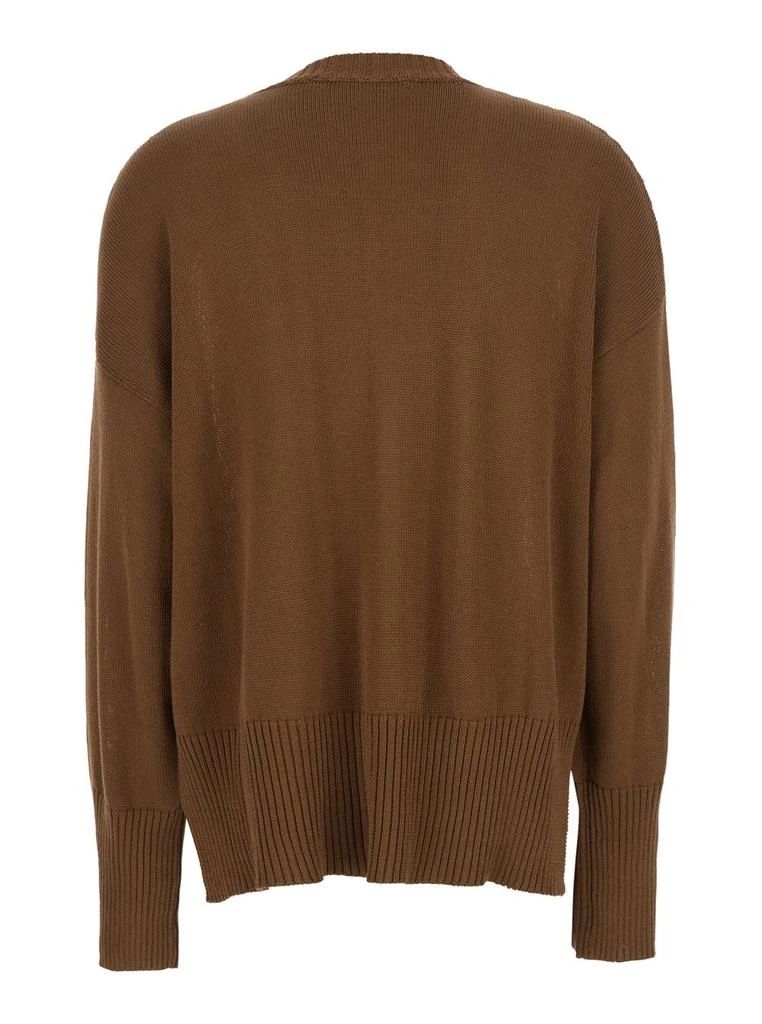 MAURO GRIFONI Mauro Grifoni Crewneck Sweater with Ribbed Trim 2