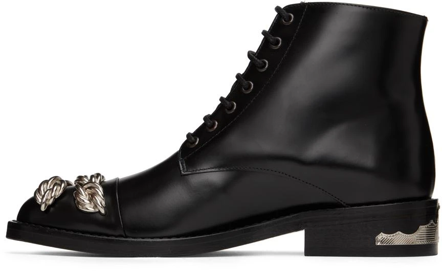 Toga Pulla Black Embellished Ankle Boots 3