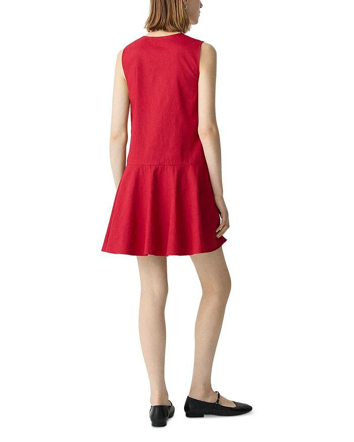 off the shoulder velvet a line dress Dali Off Shoulder Velvet Mini Dress main image 1