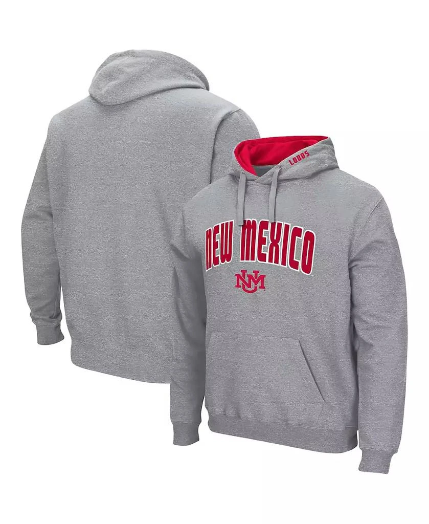 Colosseum Men's New Mexico Lobos Arch and Logo Pullover Hoodie 1