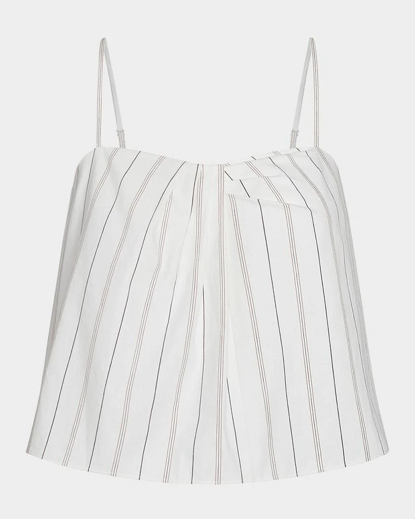 Vince Stripe Draped Tank Top 1