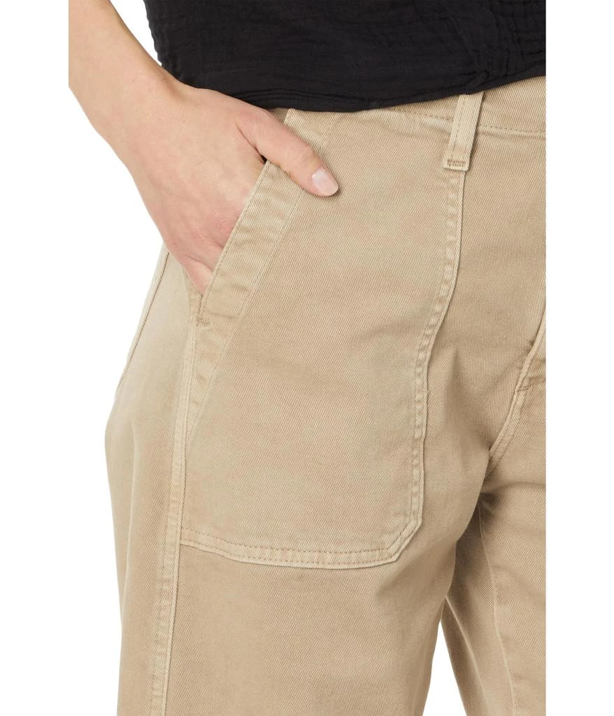 AG Jeans Analeigh High-Rise Straight Crop in Sulfur Desert Taupe 3