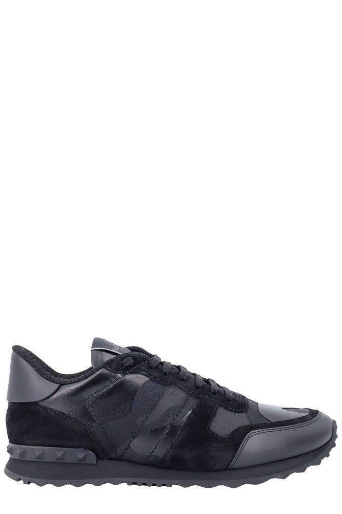 Valentino Valentino Garavani Rockrunner Camouflage Lace Up Sneakers Casual Shoes Free Shipping BeyondStyle