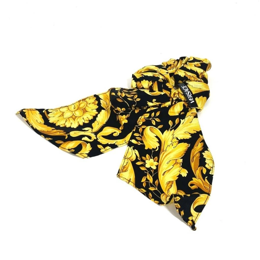 Versace yellow Silk Hair Tie (Pre-Owned) 2