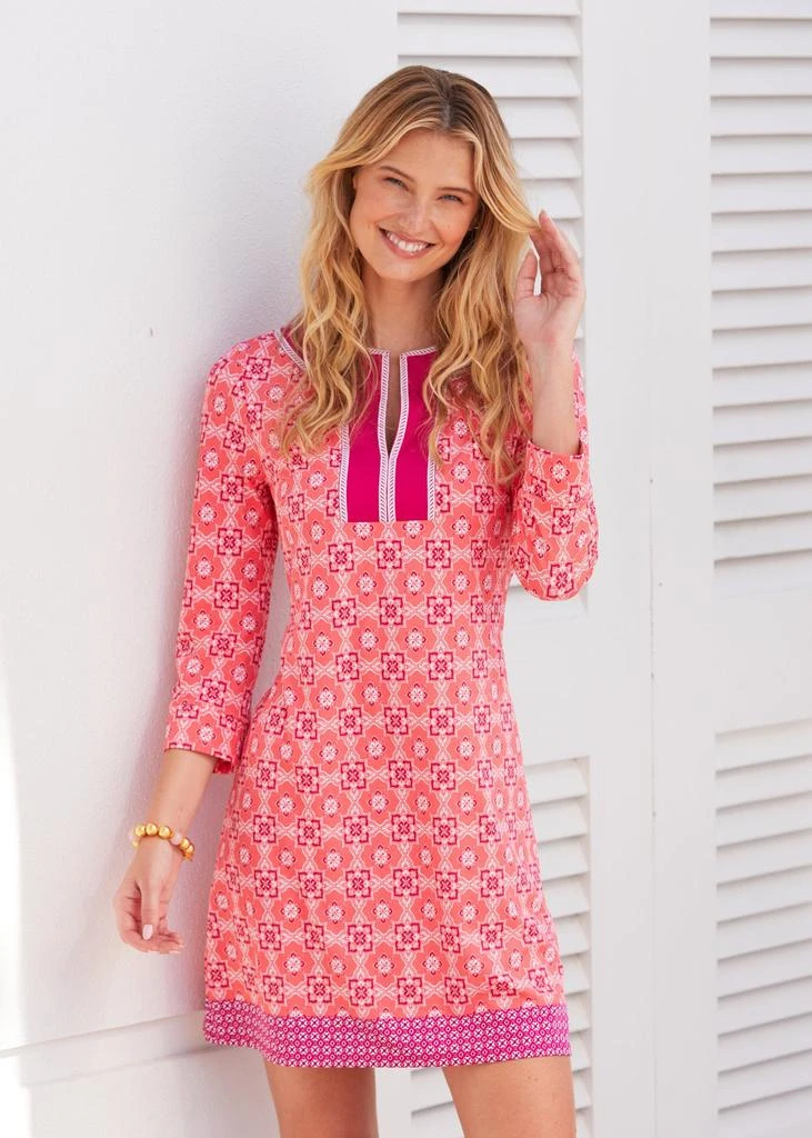 Cabana Life Coral Gables Embroidered Tunic Dress 2