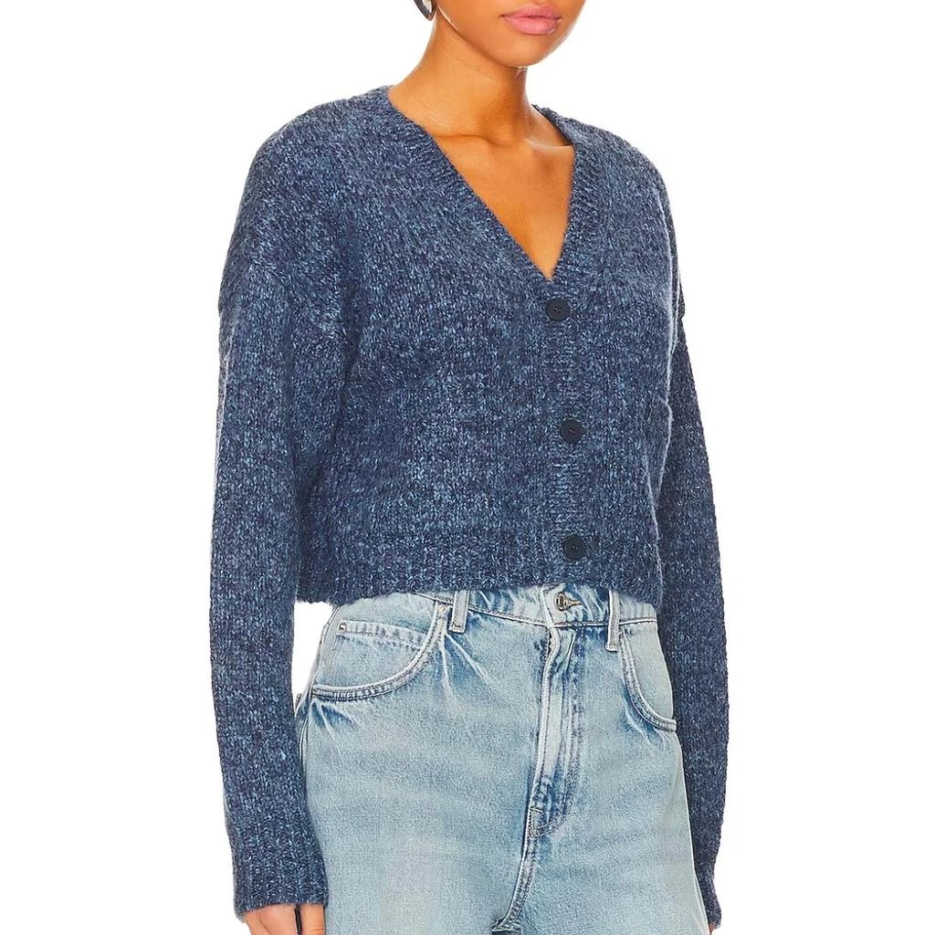 525 America Sydney Button Front Cardigan In Indigo 4