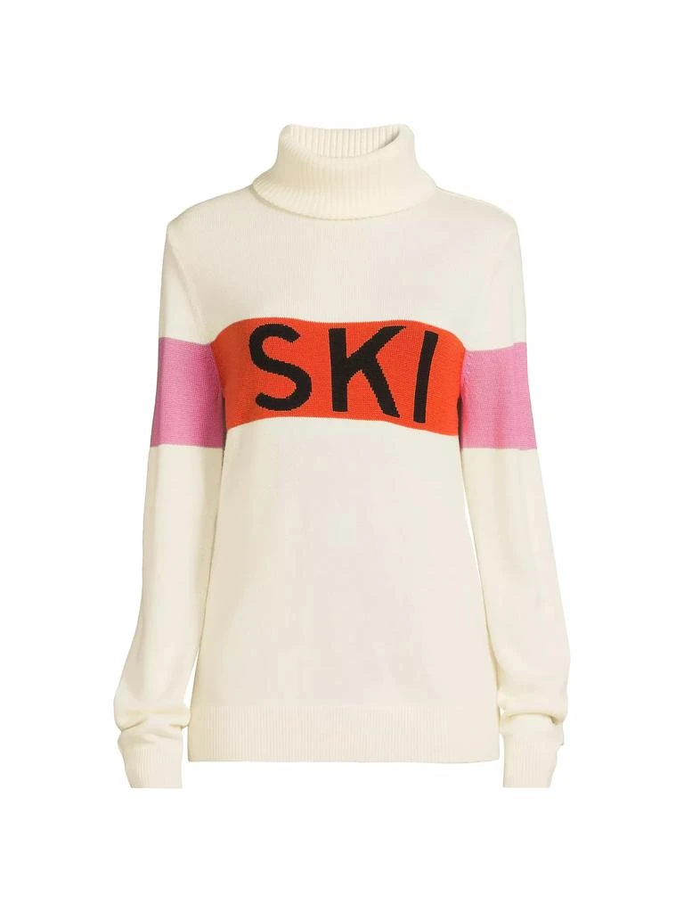 Perfect Moment Colorblocked Intarsia Wool Ski Sweater 1