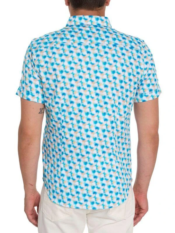 Robert Graham Hewlett Short Sleeve Abstract Button Down Shirt 2
