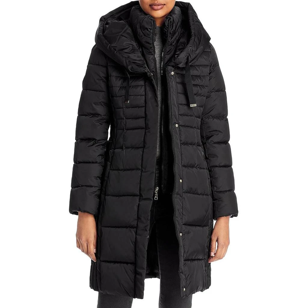 Tahari Womens Oversized Outerwear Puffer Jacket 3