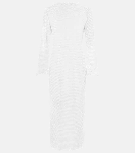 ANNA KOSTUROVA Zen Mesh crochet beach dress 1