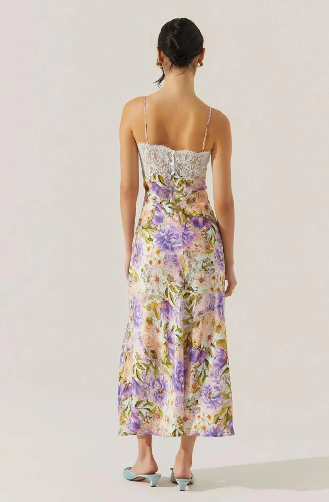 chinese dress ladies Floral Lace Knit Midi Dress main image 0
