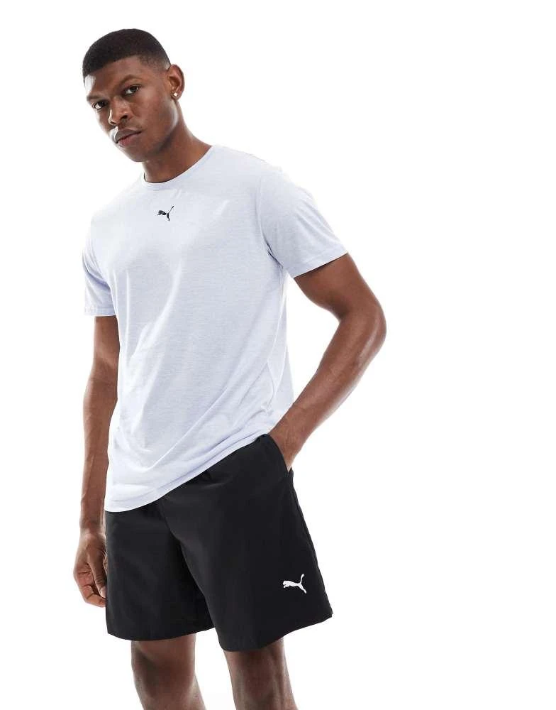 Puma Puma Essentials t-shirt in light blue marl 1