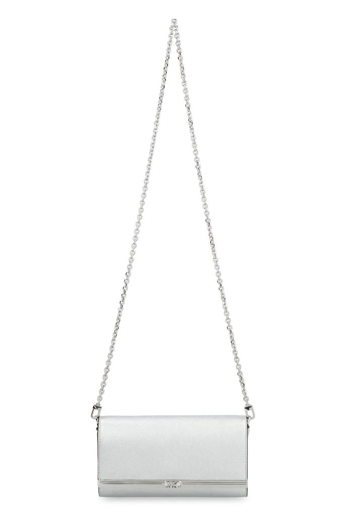 Michael Kors Michael Michael Kors Mona Large Metallic Saffiano Leather Clutch Bag 4