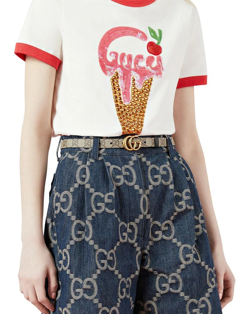 Gucci GG MARMONT REVERSIBLE THIN BELT 3