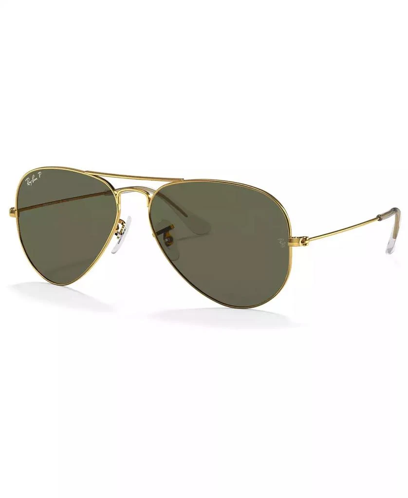Ray-Ban Unisex Polarized Sunglasses, RB3025 AVIATOR CLASSIC 1