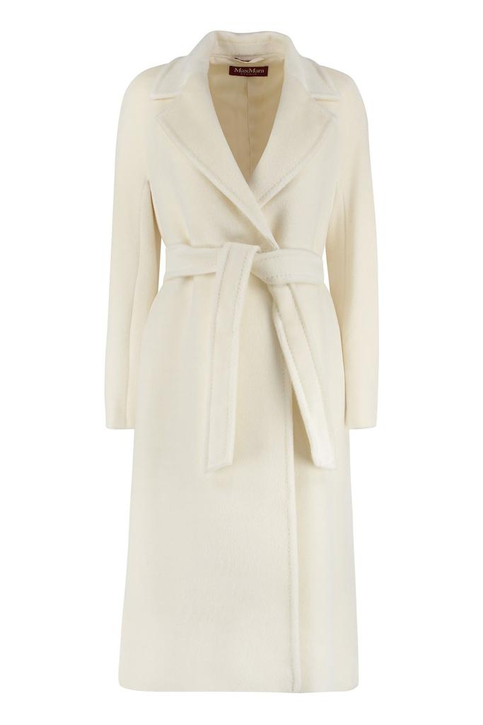 【送料&関税込】Max Mara Studio Belted Long-sleeved Coat Max Mara Max Mara Studio Belted Long-Sleeved Coat - Jackets