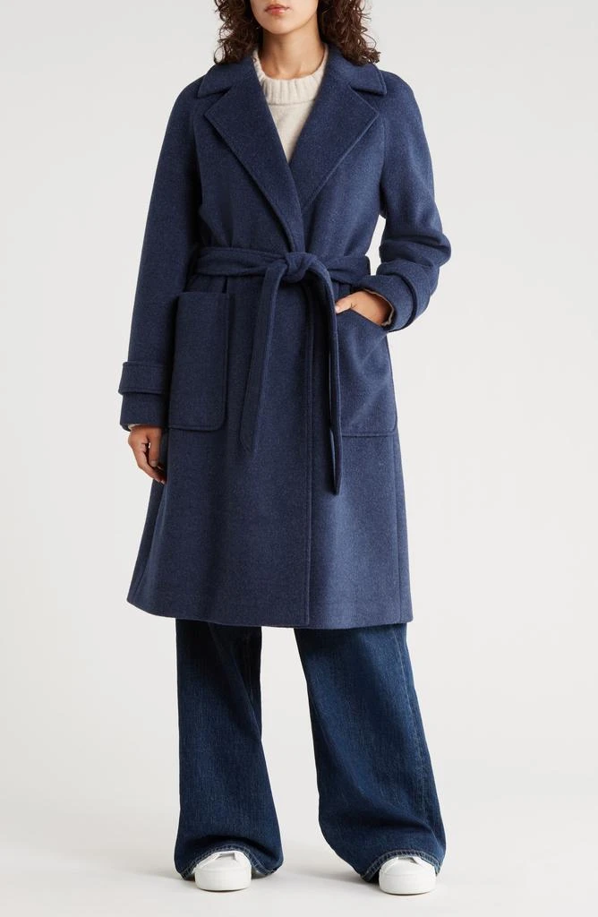 BCBG Missy Belted Wrap Coat
