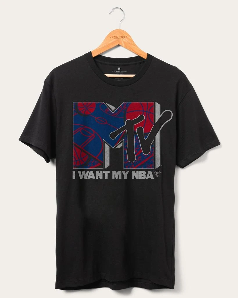 Junk Food Clothing NBA x MTV I Want My Fan Tee 1