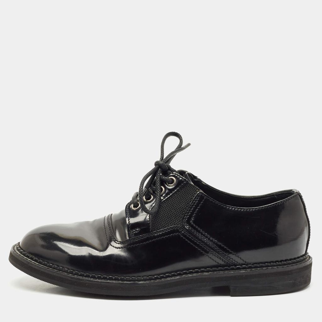 Dolce 
Gabbana Dolce 
Gabbana Black Leather and Mesh Derby Size 40.5