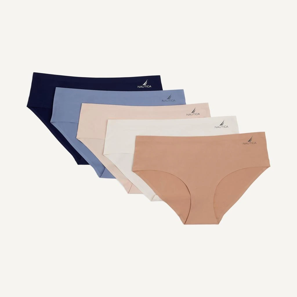 Nautica Womens Laser-Cut Hipster Brief, 5-Pack 1