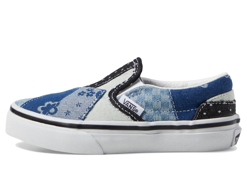 Vans Kids K Classic Slip-On Patchwork (Little Kid) 4