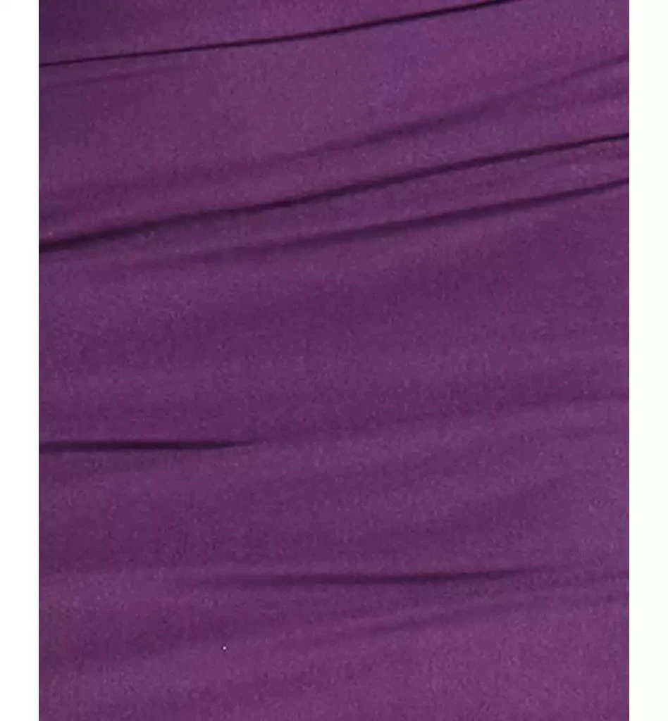 B Darlin Juniors' One-Shoulder Draped Floor-Sweeping Gown 9