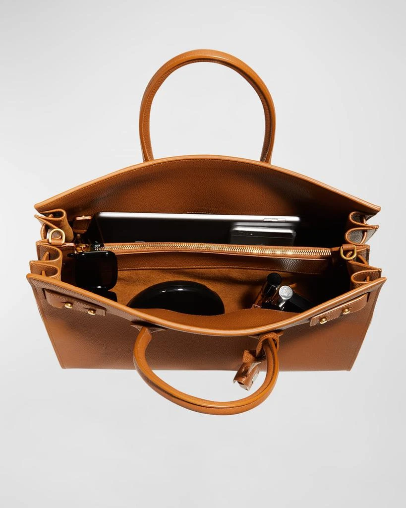 Yves Saint Laurent Sac De Jour Medium Top-Handle Bag in Grained Leather 6