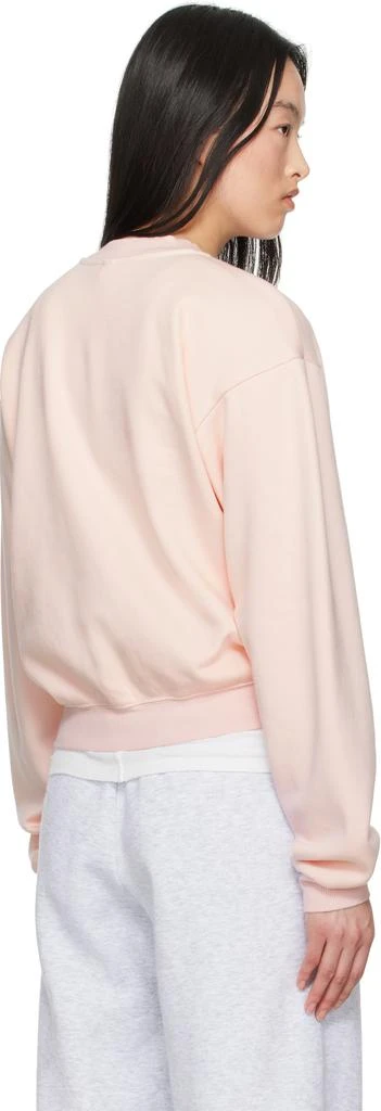 SKIMS Pink Cotton Fleece Classic Crewneck Sweatshirt 3