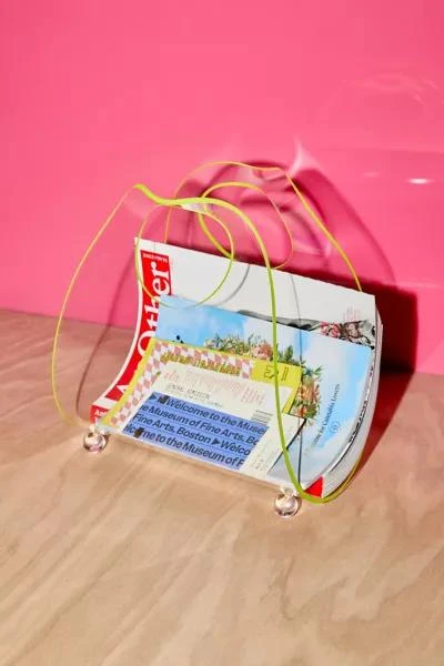 Urban Outfitters Acrylic Magazine Storage Stand 1