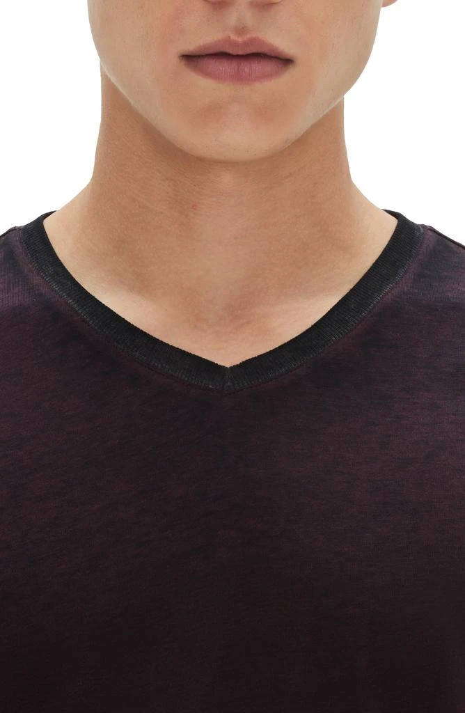 Robert Barakett Val Long Sleeve V-Neck T-Shirt 2