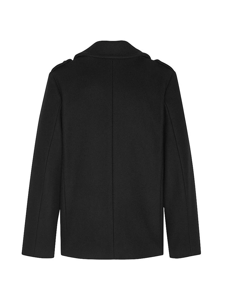 Yves Saint Laurent Double-Breasted Peacoat in Wool 2
